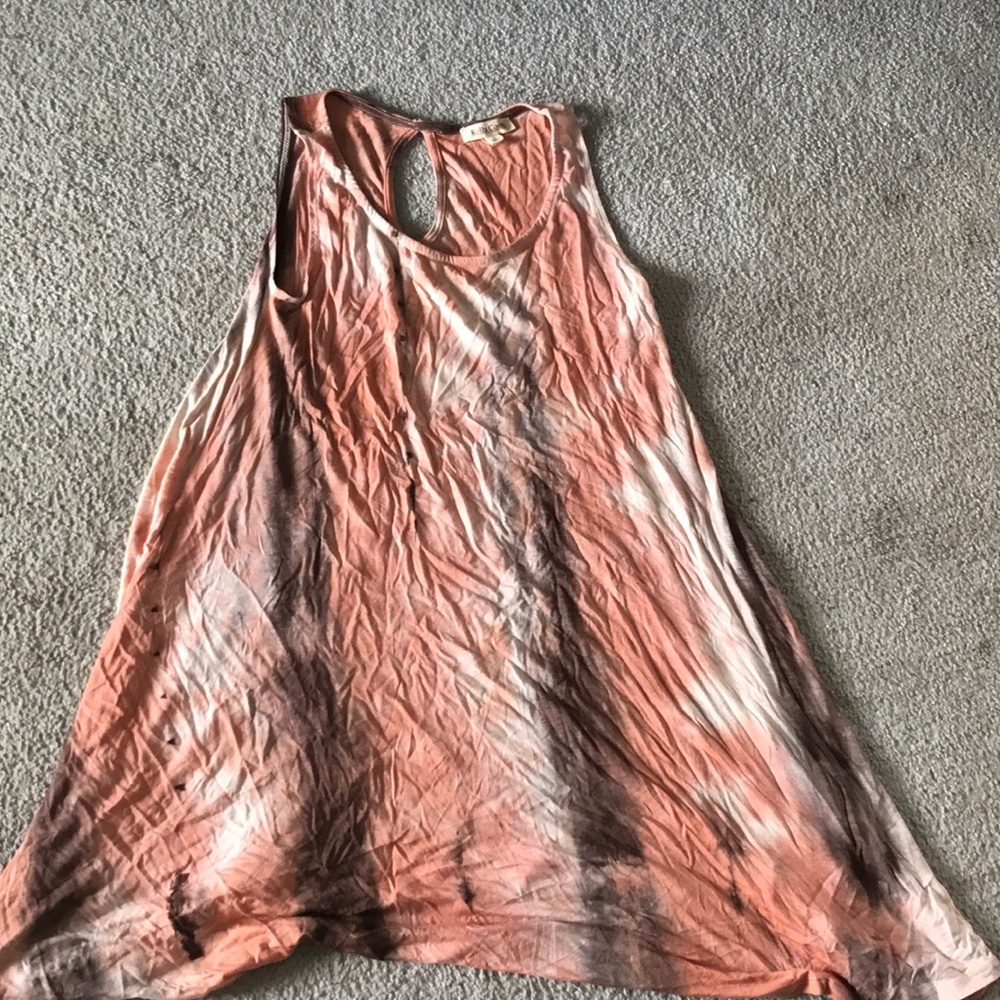 Tie dye flowy dress